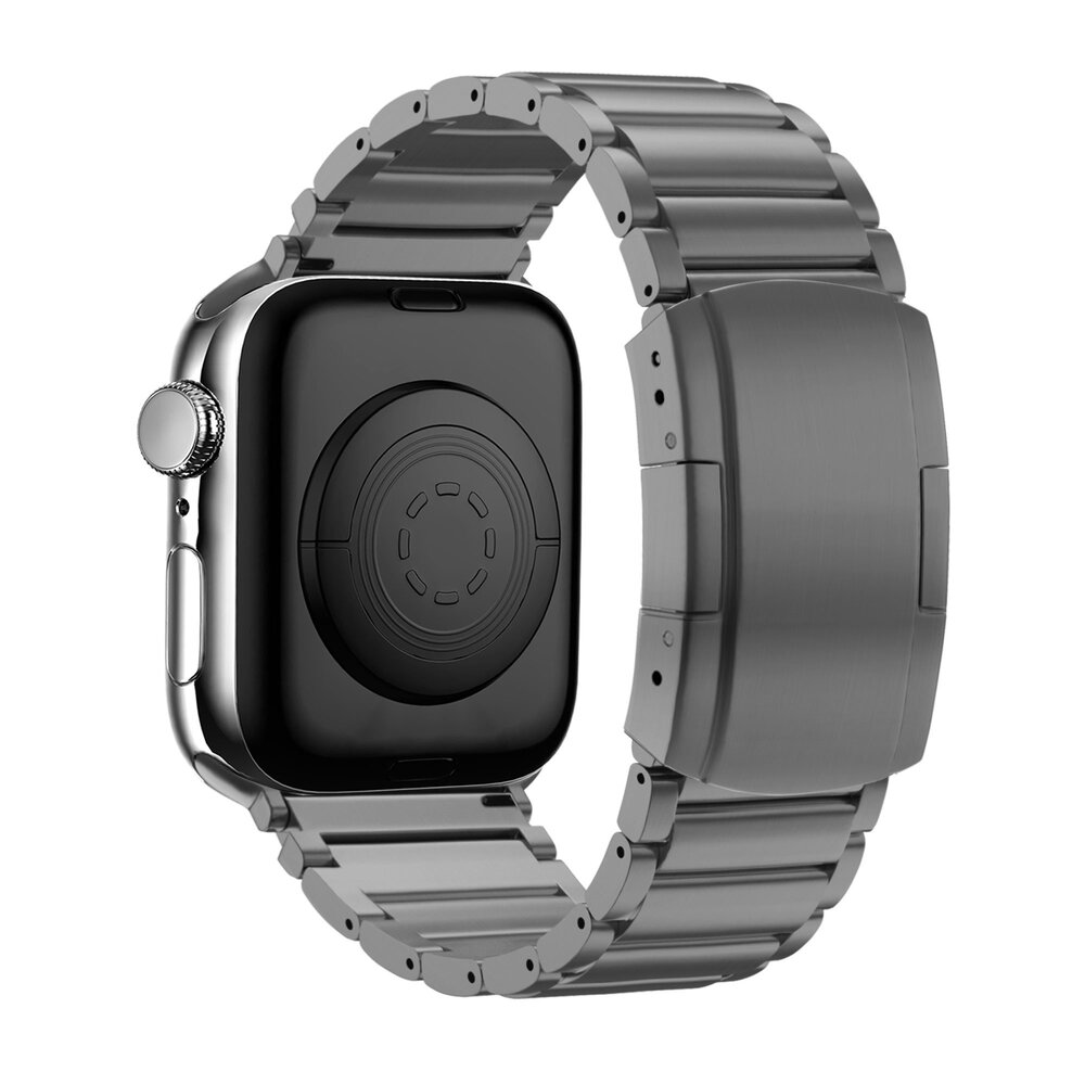 Bandz Bandz Bracelet à maillons titane Apple Watch (graphite)