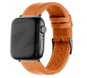 Bandz Bandz Bracelet cuir véritable Apple Watch (marron)
