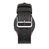 Bandz Bandz Bracelet cuir "Deluxe" Amazfit GTS 2 (noir)