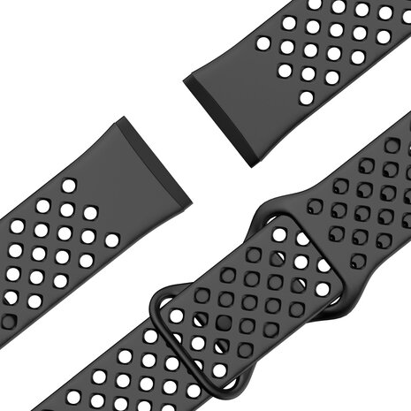 Bandz Bandz Bracelet sport "Sport Air" Fitbit Sense 2 (noir)