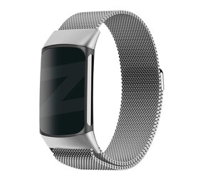 Bandz Bandz Bracelet milanais loop Fitbit Charge 5 (argent)