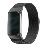 Bandz Bandz Bracelet milanais loop Fitbit Charge 5 (noir)