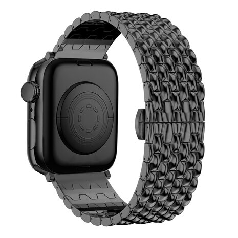 Bandz Bandz Bracelet acier 'Dragon' Apple Watch (noir)