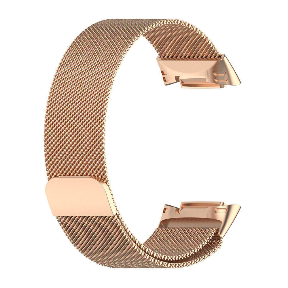 Strap-it Strap-it Bracelet Milanais Fitbit Charge 6 (or rose) Strap-it Strap-it Bracelet Milanais Fitbit Charge 6 (or rose)