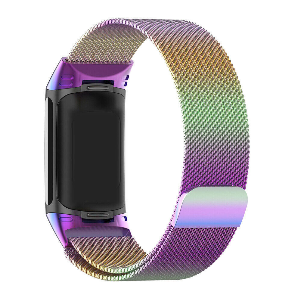 Strap-it Strap-it Bracelet Milanais Fitbit Charge 6 (nacrée)