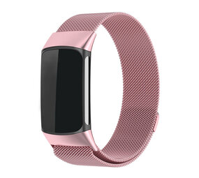 Strap-it Bracelet Milanais Fitbit Charge 6 (rosa)