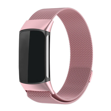 Strap-it Strap-it Bracelet Milanais Fitbit Charge 6 (rosa)