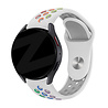 Bandz Bandz Bracelet sport "Deluxe" Samsung Galaxy Watch 5 - 40mm (blanc/arc-en-ciel)