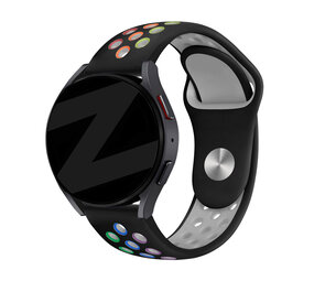 Bandz Bandz Bracelet sport "Deluxe" Xiaomi Amazfit Bip (noir/arc-en-ciel)