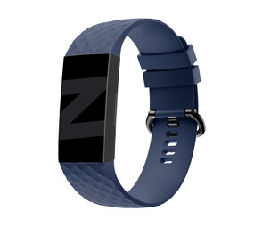 Bandz Bandz Bracelet silicone "Classic" Fitbit Charge 4 (bleu foncé)