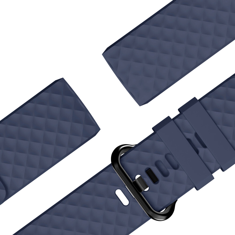 Bandz Bandz Bracelet silicone "Classic" Fitbit Charge 4 (bleu foncé)