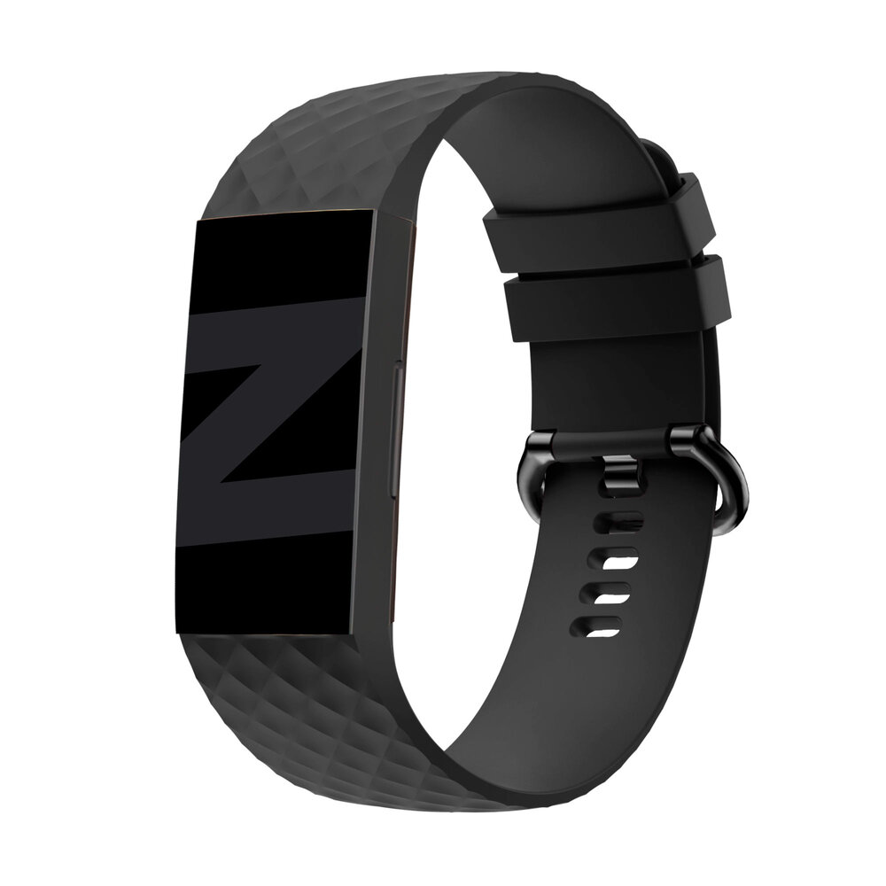 Bracelet silicone Classic Fitbit Charge 4 (noir