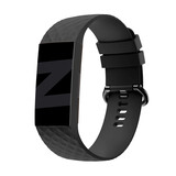 Bandz Bandz Bracelet silicone "Classic" Fitbit Charge 4 (noir)