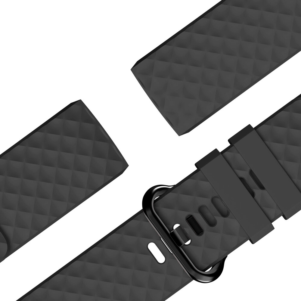 Bandz Bandz Bracelet silicone "Classic" Fitbit Charge 4 (noir)
