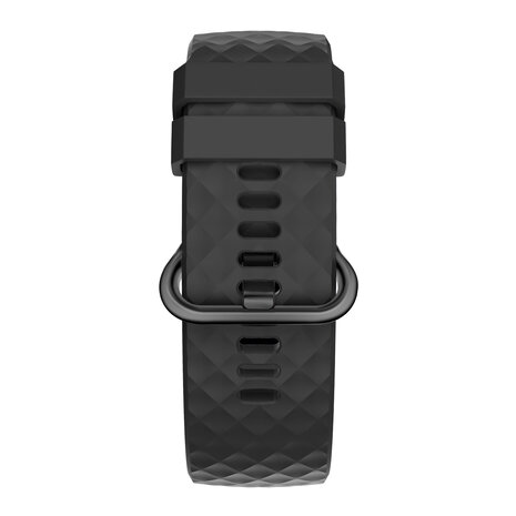 Bandz Bandz Bracelet silicone 'Classic' Fitbit Charge 3 (noir)