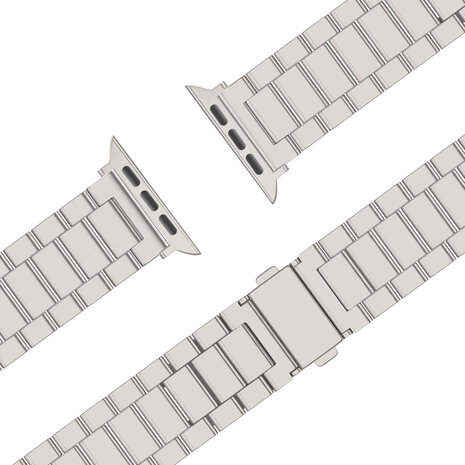 Bandz Bandz Bracelet acier 'Classic' Apple Watch (lumière stellaire)