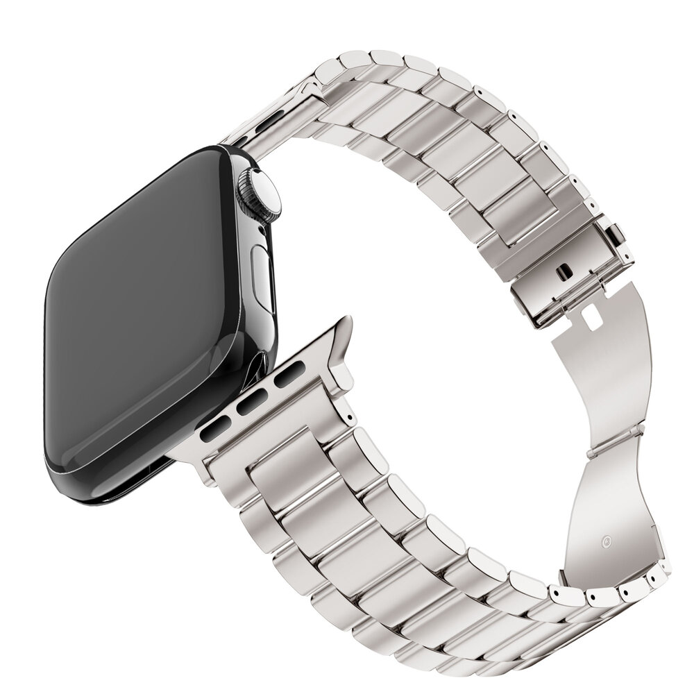 Bandz Bandz Bracelet acier 'Classic' Apple Watch (lumière stellaire)