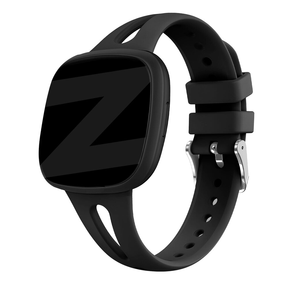 Bandz Bandz Bracelet silicone "Slim" Fitbit Sense (noir)