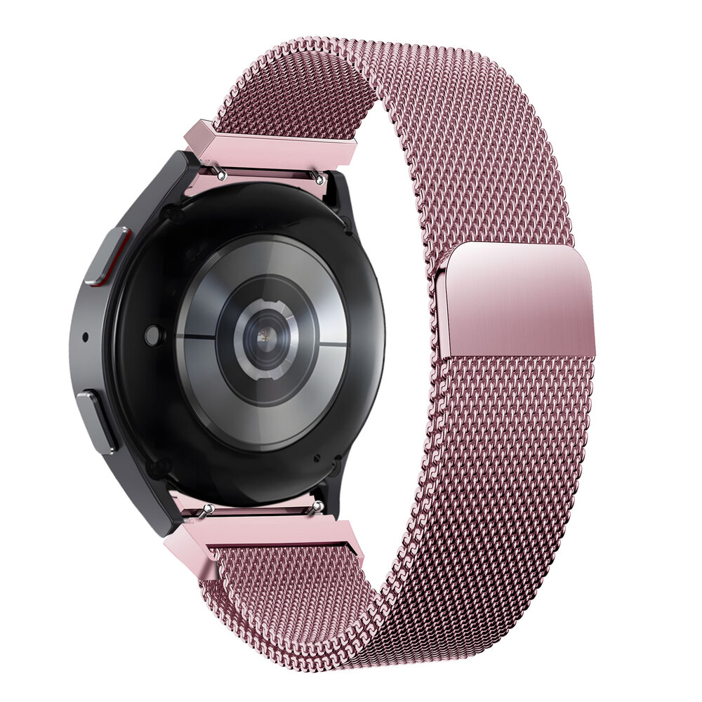 Bandz Bandz Bracelet milanaise loop Samsung Galaxy Watch 4 - 44mm (rose) Bandz Bandz Bracelet milanaise loop Samsung Galaxy Watch 4 - 44mm (rose)