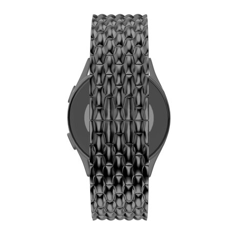 Bandz Bandz Bracelet acier "Dragon" Samsung Galaxy Watch 3 - 41mm (noir)