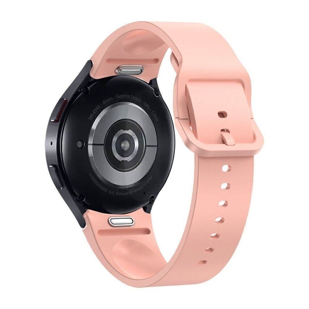 Strap-it Strap-it Bracelet silicone 'One push' Samsung Galaxy Watch 4 44mm (rose)