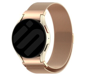 Strap-it Bracelet Milanais 'One push' Samsung Galaxy Watch 5 40mm (or rose)