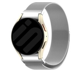 Strap-it Bracelet Milanais 'One push' Samsung Galaxy Watch 5 44mm (argent)