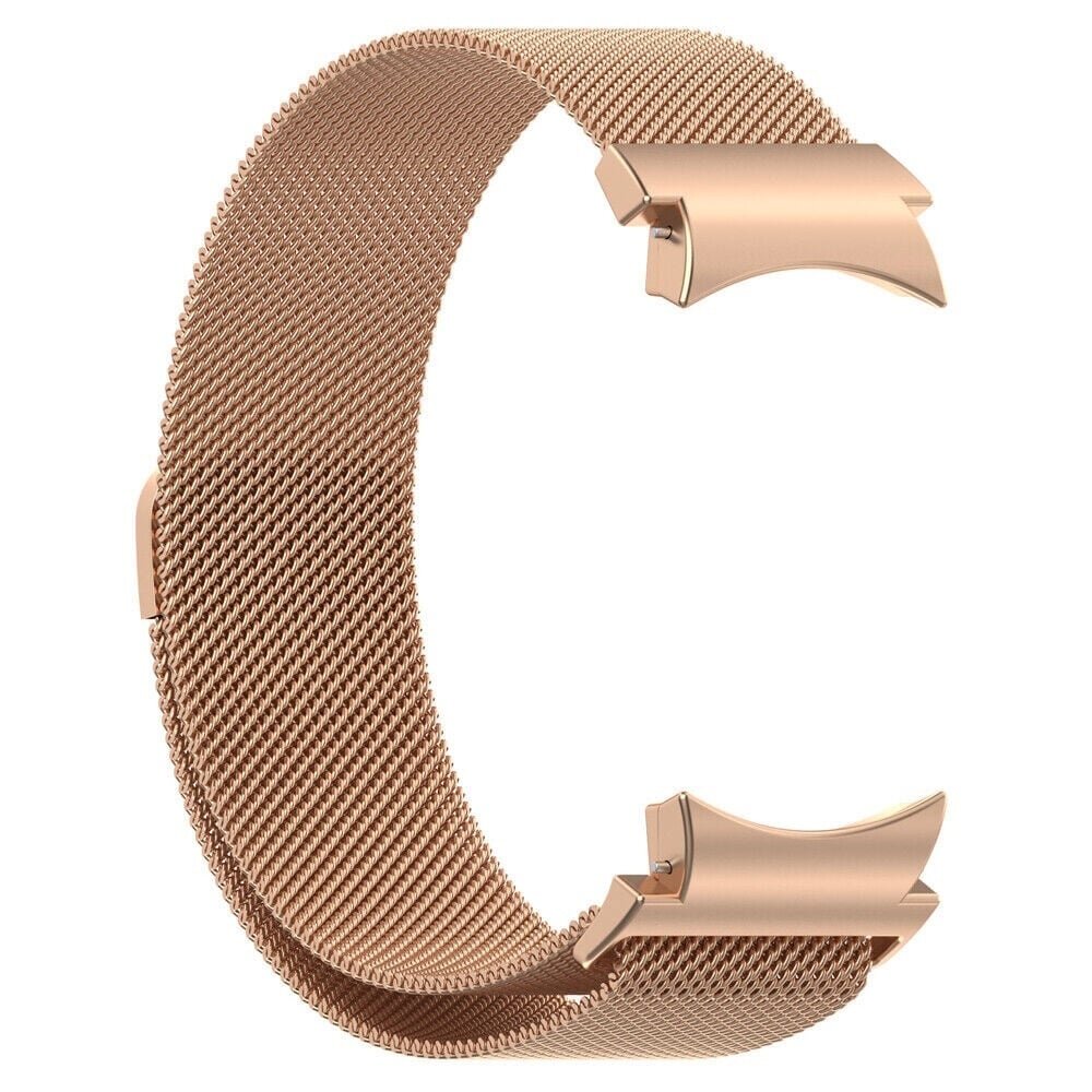 Strap-it Strap-it Bracelet Milanais 'One push' Samsung Galaxy Watch 5 Pro (or rose) Strap-it Strap-it Bracelet Milanais 'One push' Samsung Galaxy Watch 5 Pro (or rose)
