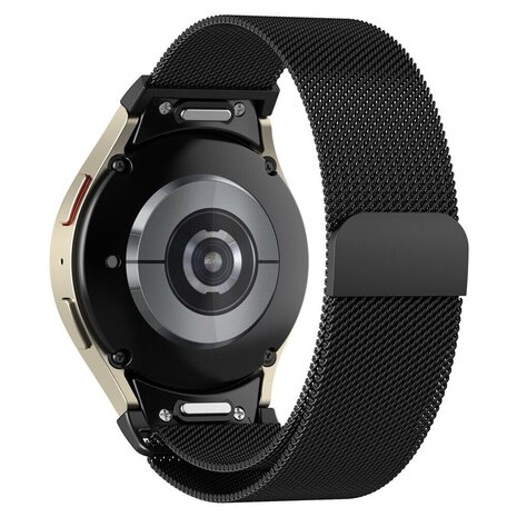 Strap-it Strap-it Bracelet Milanais 'One push' Samsung Galaxy Watch 6 44mm (noir)