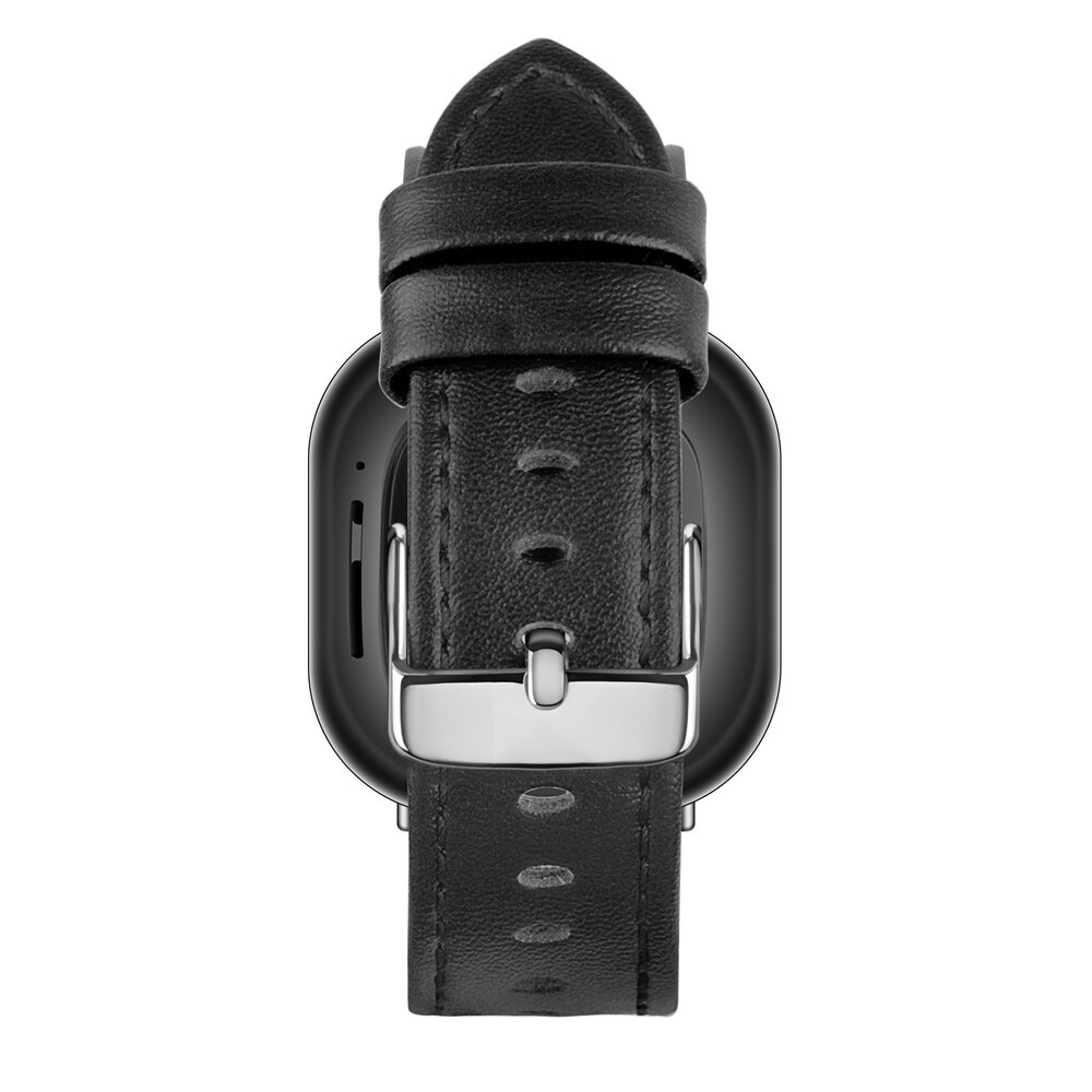 Bandz Bandz Bracelet cuir 'Deluxe' Fitbit Sense (noir)