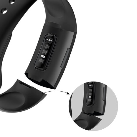 Bandz Bandz Bracelet sport "Classic" Fitbit Charge 4 (noir)