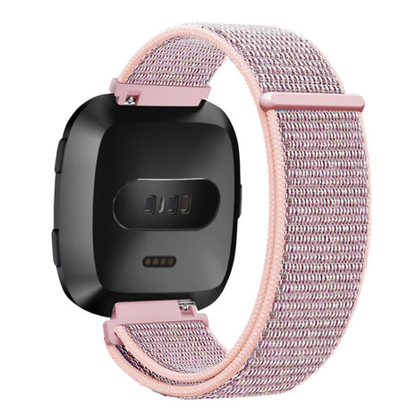 Bandz Bandz Bracelet nylon loop Fitbit Versa (rose)