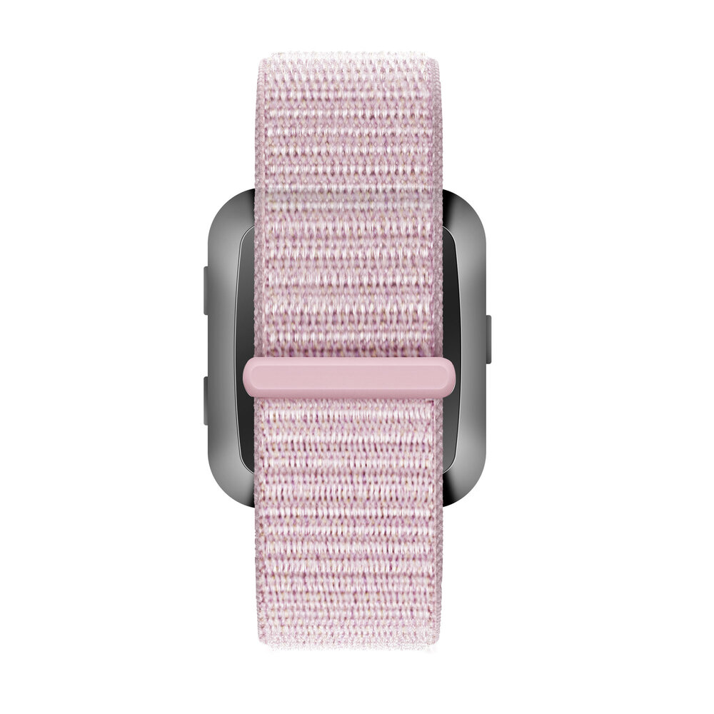 Bandz Bandz Bracelet nylon loop Fitbit Versa (rose)