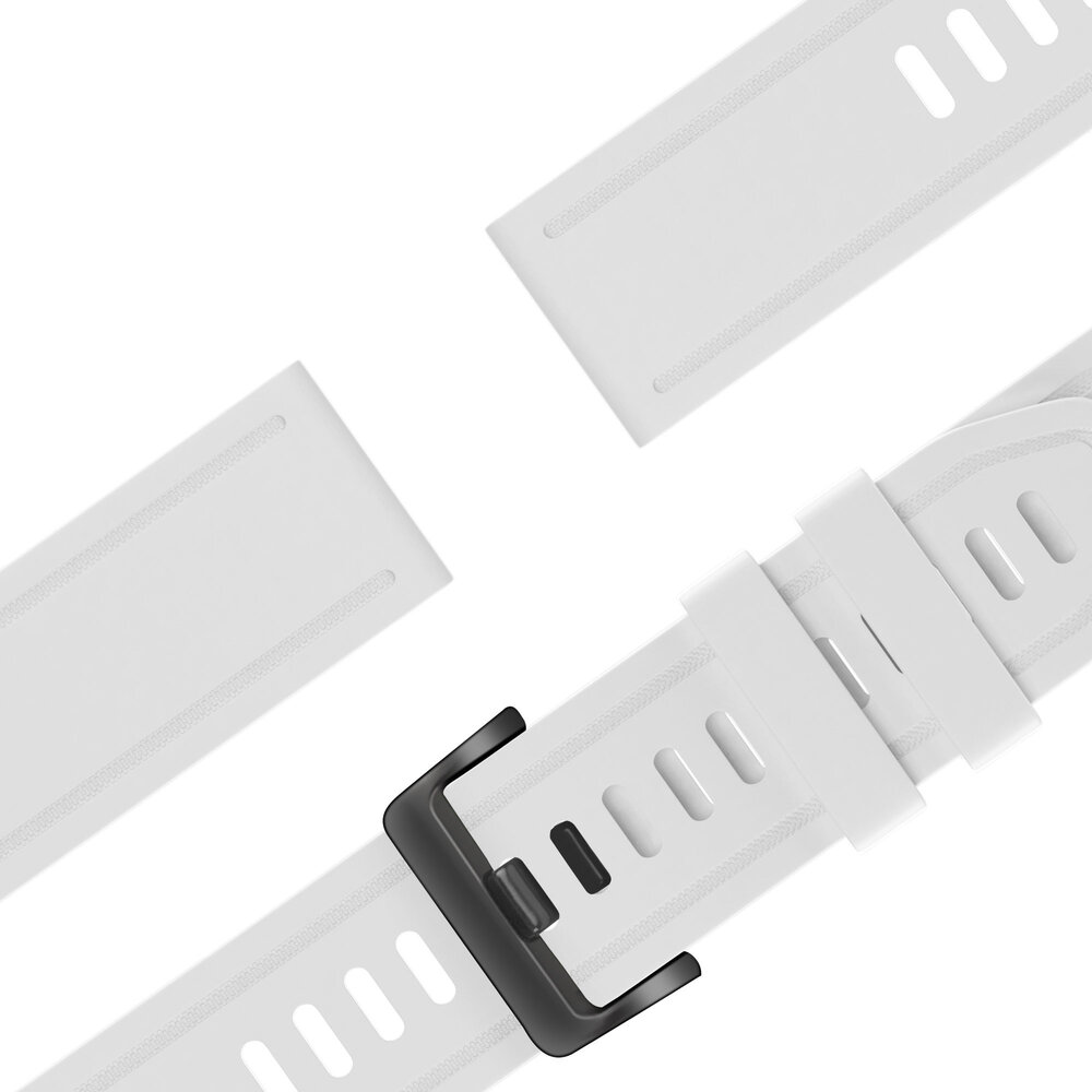 Bracelet silicone Garmin Fenix 7s (blanc) 