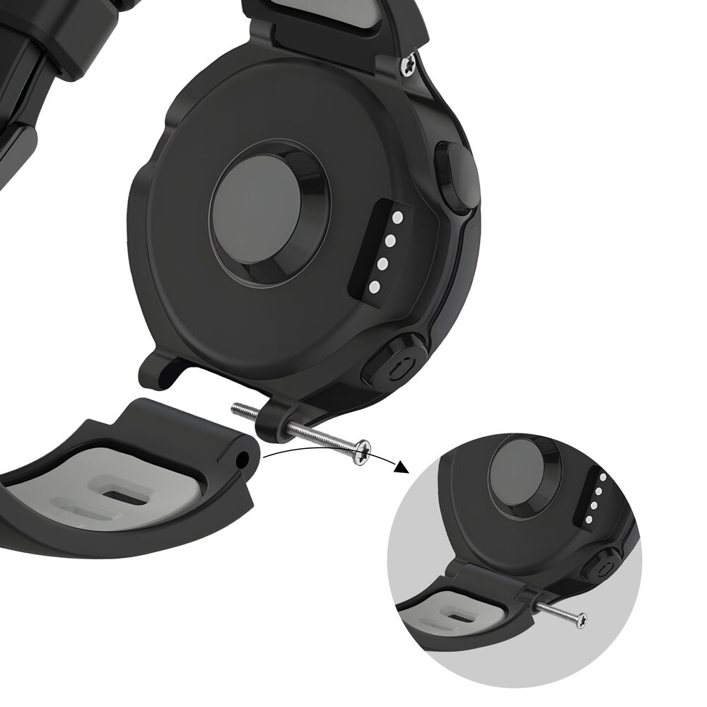 Bandz Bandz Bracelet sport avec boucle Forerunner 235 (noir/gris) Bandz Bandz Bracelet sport avec boucle Forerunner 235 (noir/gris)