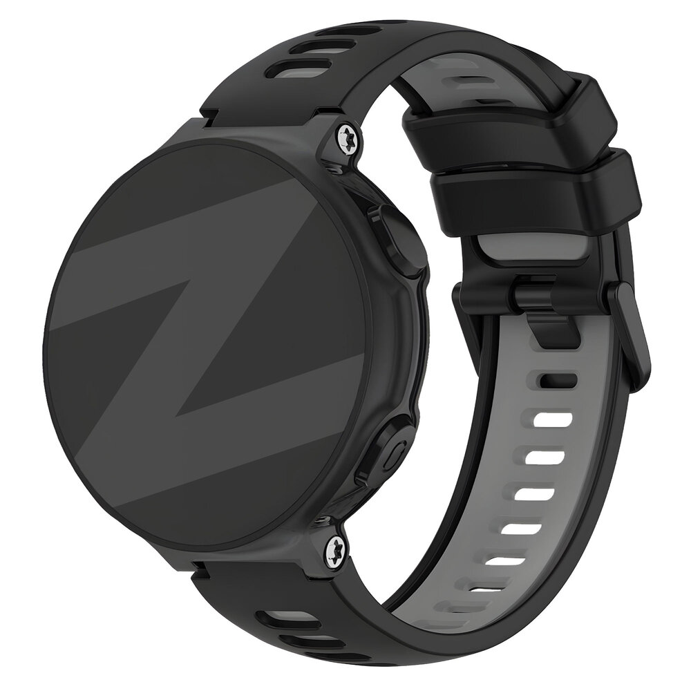 Bracelet sport avec boucle Garmin Forerunner 735xt (noir/gris