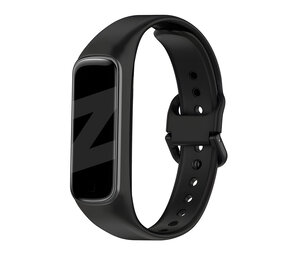 Bandz Bandz Bracelet silicone avec boucle Samsung Galaxy Fit 2 (noir)