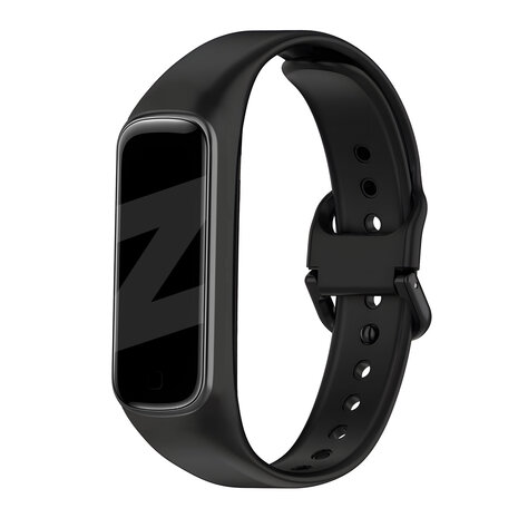 Bandz Bandz Bracelet silicone avec boucle Samsung Galaxy Fit 2 (noir)