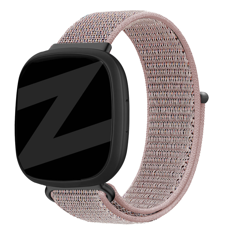 Bandz Bandz Bracelet nylon loop Fitbit Versa 3 (rose)