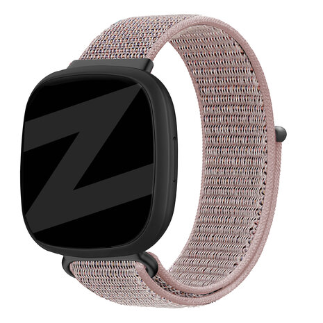 Bandz Bandz Bracelet nylon loop Fitbit Versa 3 (rose)