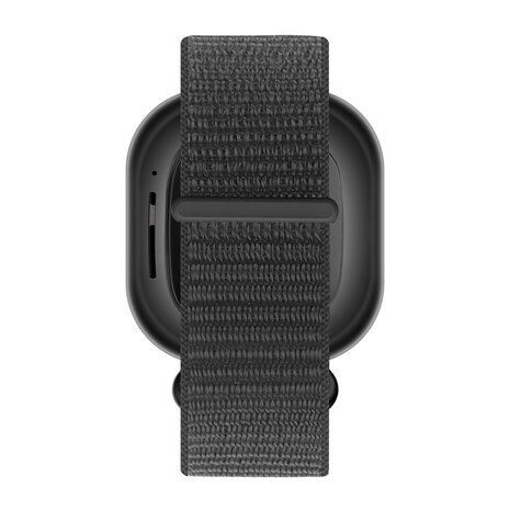 Bandz Bandz Bracelet nylon loop Fitbit Versa 3 (noir)