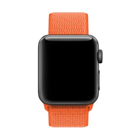 Strap-it Strap-it Bracelet nylon Apple Watch 8 (orange)