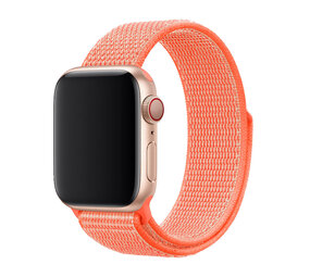 Strap-it Bracelet nylon Apple Watch 8 (orange)