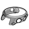 Strap-it Strap-it Coque TPU Garmin Forerunner 245 (transparent-noir) Strap-it Strap-it Coque TPU Garmin Forerunner 245 (transparent-noir)