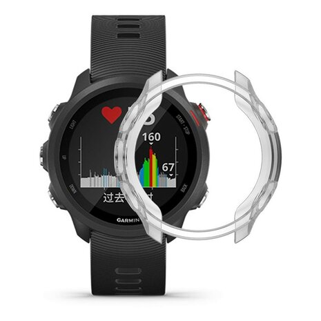 Strap-it Strap-it Coque TPU Garmin Forerunner 245 (transparent)