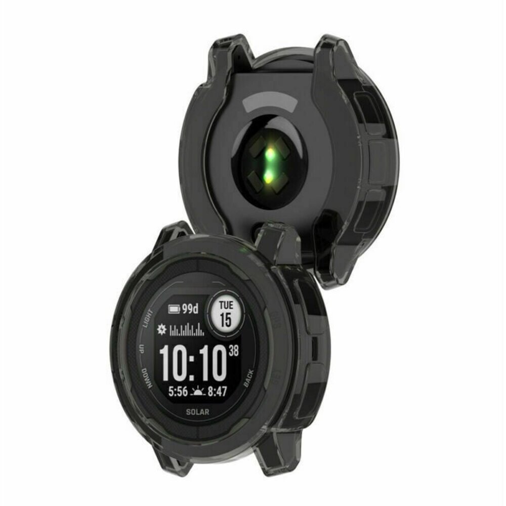 Strap-it Strap-it Coque TPU Garmin Instinct 2 (transparent-noir)