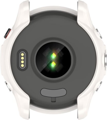 Strap-it Strap-it Coque TPU Garmin Forerunner 955 (ivoire blanc)