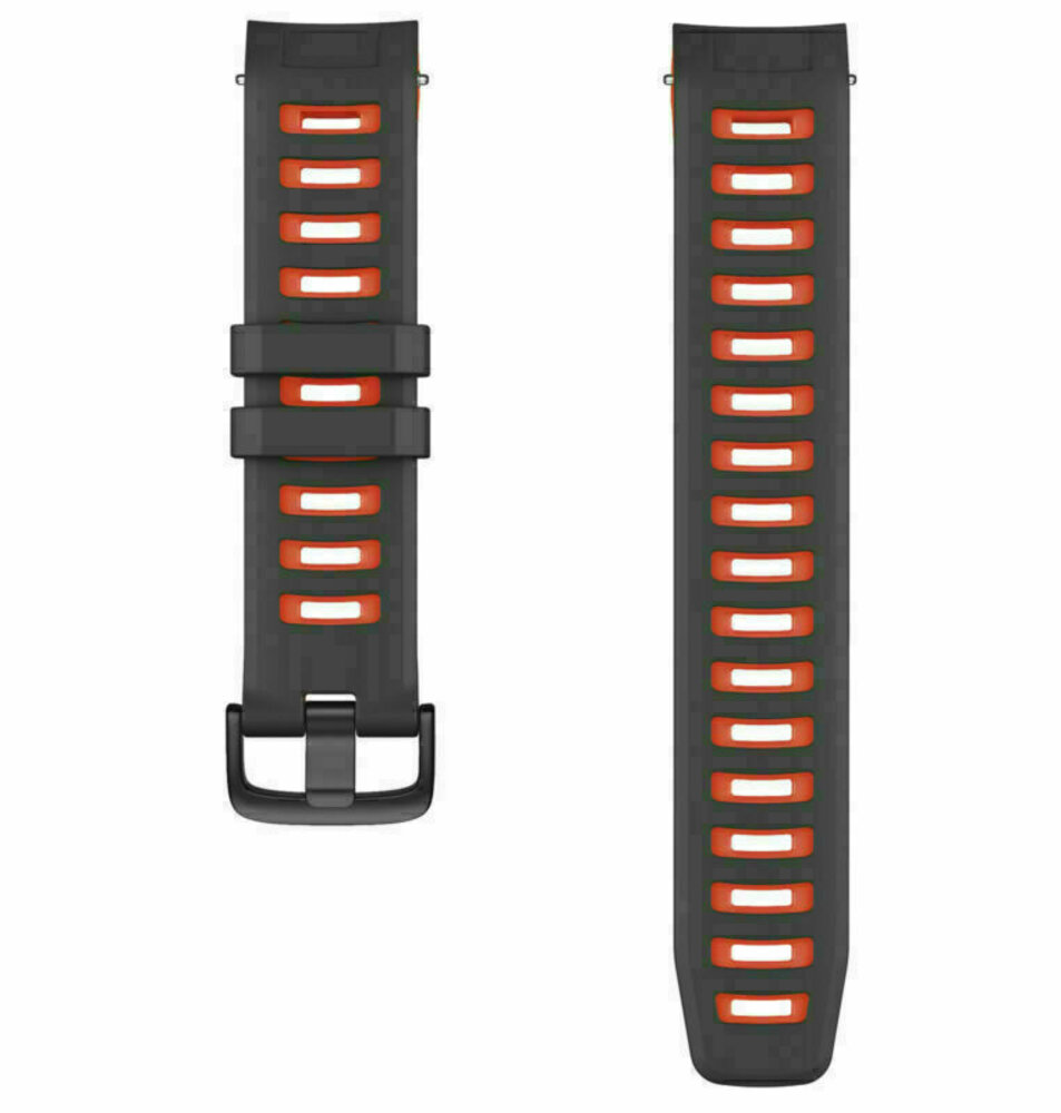 Strap-it Strap-it Bracelet sport Garmin Instinct 1 / 2  (noir/rouge)