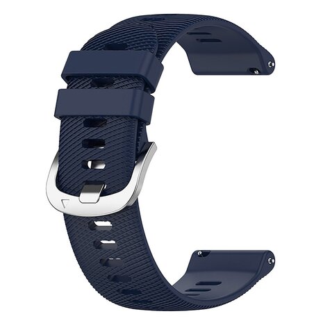 Strap-it Strap-it Bracelet silicone Garmin Venu SQ (bleu fonce)