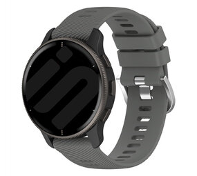 Strap-it Bracelet silicone Garmin Venu SQ 2 (gris fonce)